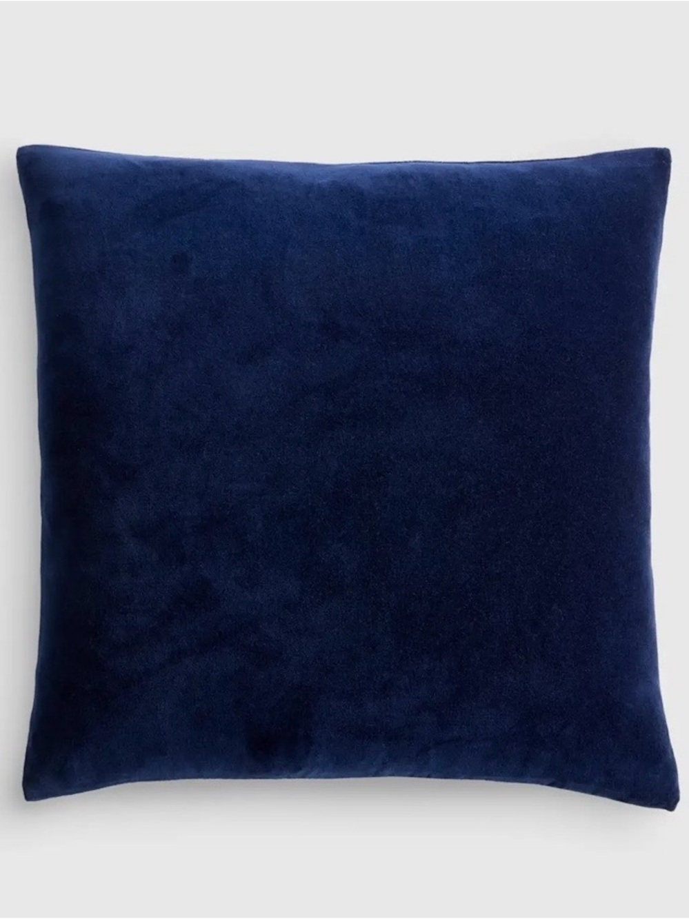 Quince Classic 100% Cotton Velvet Pillow Cover 20 X 20 (Navy)